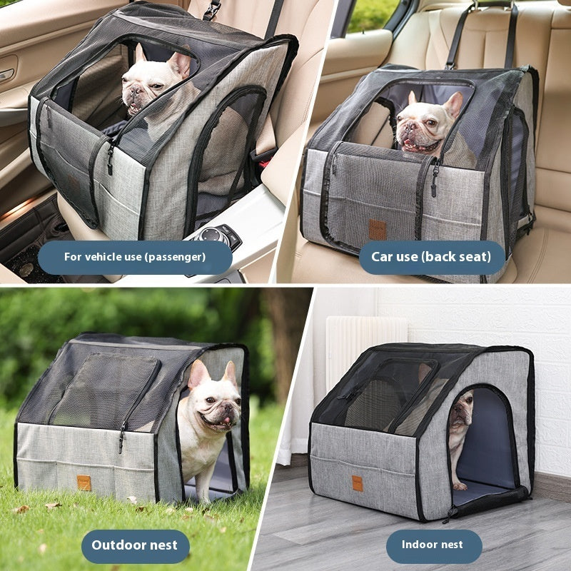 Car Dog Bed - Waterproof Foldable Pet Cage