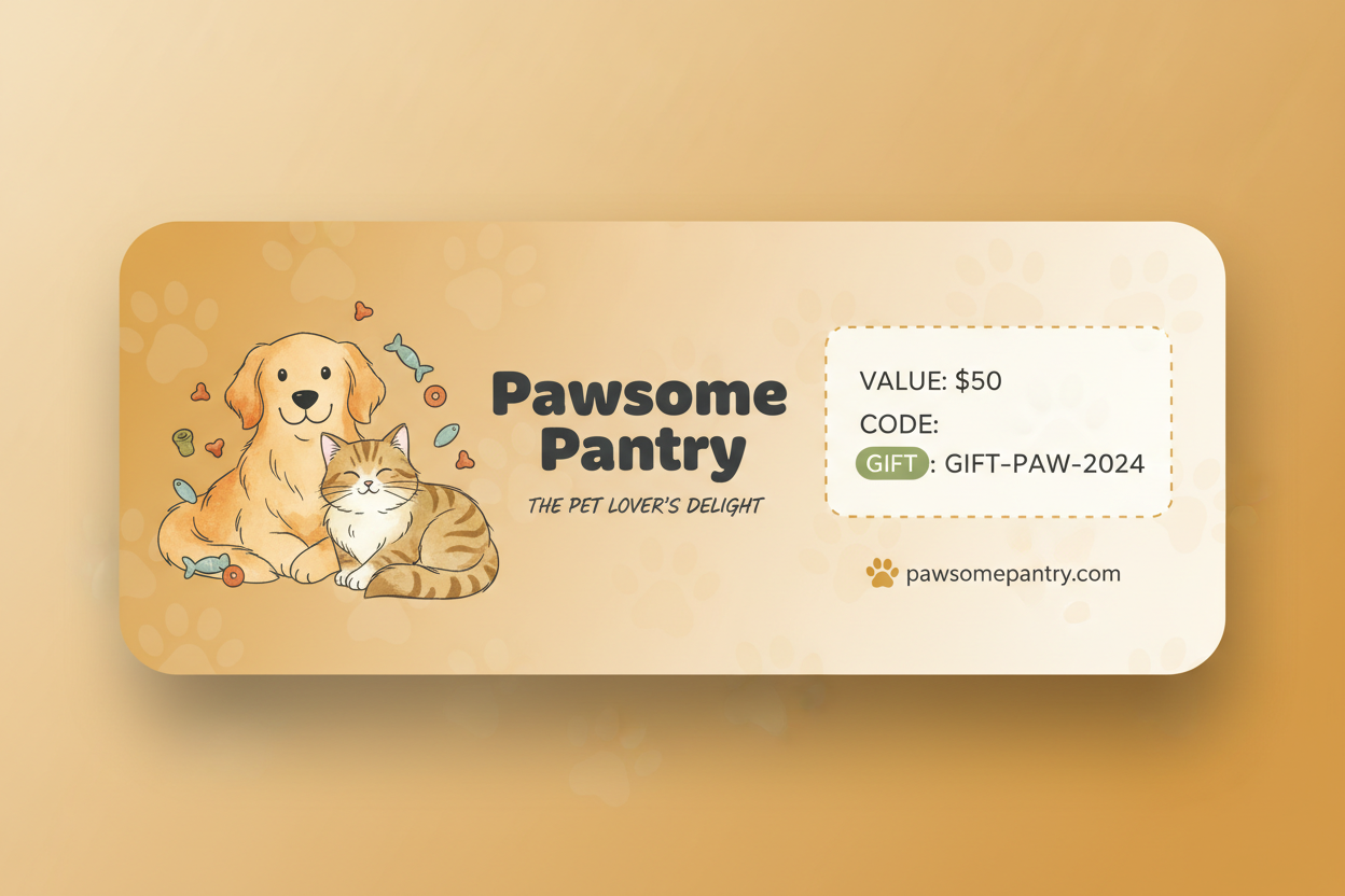 Gift Card Pawsome Pantry